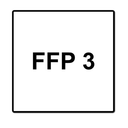 3M FFP3 Aura 9332+ Masque respiratoire avec valve - 10 pièces EN149: 2001 FFP3 NR D