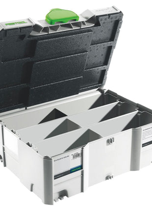 Festool Sortainer Set SYS 3-SORT/12 ( 491986 ) Sortiment Koffer + Systainer T-LOC SORT-SYS 2 TL Domino ( 498889 ) - Toolbrothers