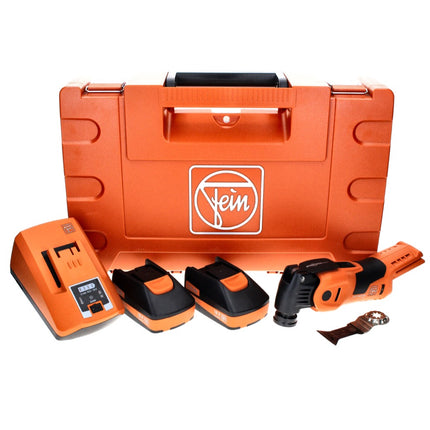Fein MultiMaster AMM 700 MAX C Machine oscillante sans fil, 18 V, Starlock Max, sans balai + 2x Batteries 3 Ah + Chargeur + Coffret