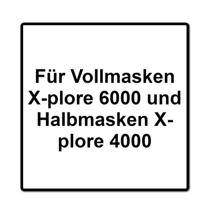 Dräger Rd40 2x P3 R Kit de filtres à particules (2x 6738932) pour masques complets X-plore 6000 et demi-masques X-plore 4000