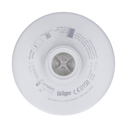 Dräger Rd40 2x P3 R Kit de filtres à particules (2x 6738932) pour masques complets X-plore 6000 et demi-masques X-plore 4000