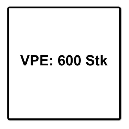 Tornillo de cabeza plana para pared trasera SPAX 3,0 x 30 mm 600 piezas (2x 0151010300303) Torx T-STAR Plus T10 para paredes traseras sin lente rosca completa Wirox 4Cut