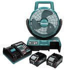 Makita CF001GM2 Cordless Swing Fan 235mm - max. 40V  + 2x Batteries 4 Ah + Charger