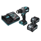 Makita DF 001 GD2 Taladro atornillador a batería 40 V máx. 140 Nm XGT Brushless + 2x batería recargable 2,5 Ah + cargador