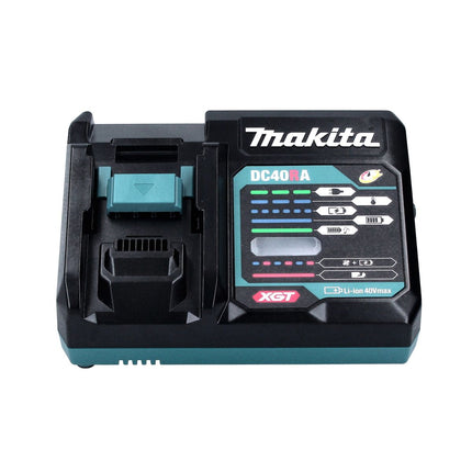 Sierra de sable sin cable Makita JR 001 GM2 Sierra de sable sin escobillas de 40 V máx. XGT + 2x batería 4,0 Ah + cargador - sin maletín