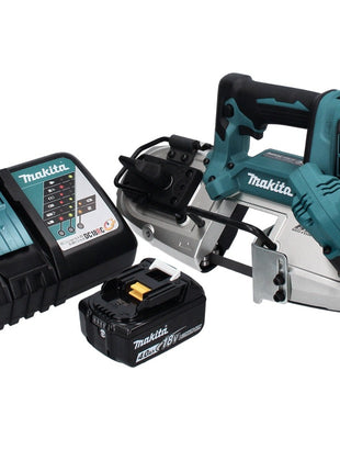 Makita DPB 183 RM1 akumulatorowa piła taśmowa 18 V 66 mm bezszczotkowa + 1x akumulator 4,0 Ah + ładowarka