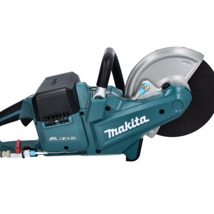 Makita DCE 090 PG2X1 Akku Trennschleifer 36 V ( 2x 18 V ) 230 mm Brushless + 2x Akku 6,0 Ah + Doppelladegerät