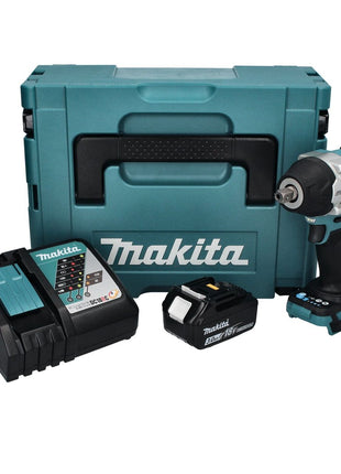 Makita DTW 701 RF1J Clé à choc sans fil 18 V 700 Nm 1/2'' XPT Brushless + 1x batterie 3,0 Ah + chargeur + Makpac