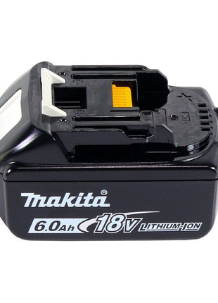 Makita DPO 600 G1 cordless random orbital sander 18 V 150 mm XPT brushless + 1x 6.0 Ah battery - without charger