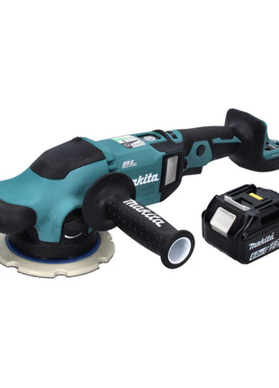 Makita DPO 600 G1 cordless random orbital sander 18 V 150 mm XPT brushless + 1x 6.0 Ah battery - without charger