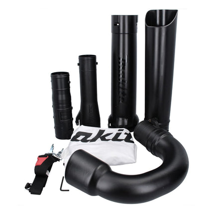 Soplador / aspirador de hojas a batería Makita DUB 363 RG2V 36 V (2x 18 V) sin escobillas + set de aspiración + 2x batería 6,0 Ah + cargador