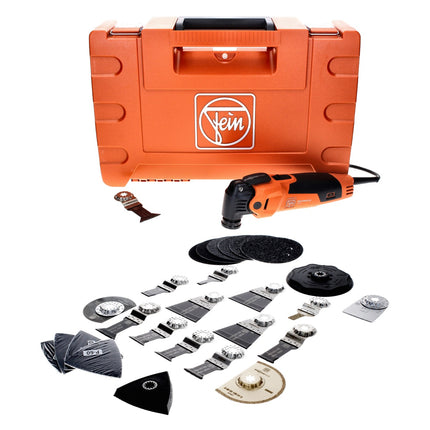 FEIN MultiMaster MM 500 PLUS Oszillierer 350 W Starlock Plus + 34 tlg. Zubehör Set + Koffer