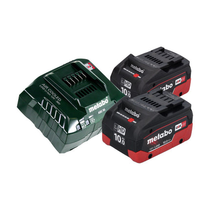 Metabo BH 18 LTX BL 16 Perceuse à percussion sans fil 18 V 1,3 J SDS-plus Brushless + 2x Batteries 10,0 Ah + Chargeur + Coffret MetaBOX