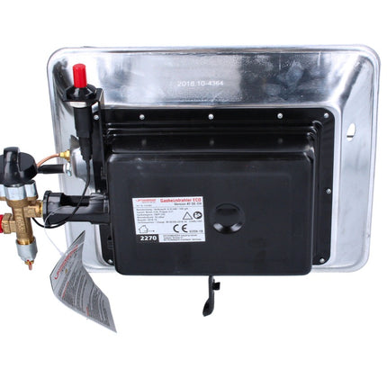 Rothenberger Industrial Set - 2x Stufette a gas Eco Piezo ( 2x 35985 ) 2,7 kW - 4,2 kW per bombole di gas propano da 5 kg e 11 kg
