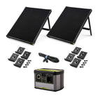 Goal Zero Yeti 200X - 230 V Centrale électrique portable 13 Ah + 2x Panneaux solaire Boulder 50 22 V 50 W 3,5 A + Rallonge de 4,5 mètres + 2x kit de montage Boulder