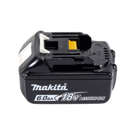 Makita DGA 504 G1J akumulatorowa szlifierka kątowa 18 V 125 mm bezszczotkowa + 1x akumulator 6,0 Ah + Makpac - bez ładowarki