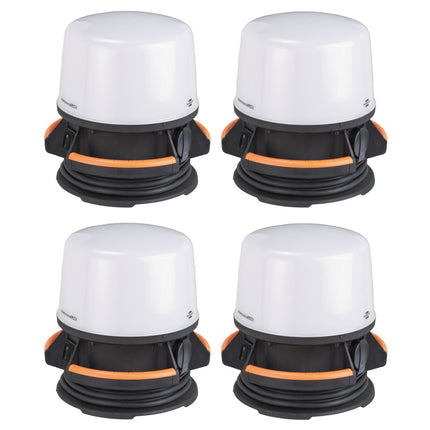 Brennenstuhl professionalLINE Set 4x ORUM LED Arbeitsleuchte 360° Baustrahler 4090 Lumen ( 4x 9171400400 ) 50 Watt IP54 BGI 608