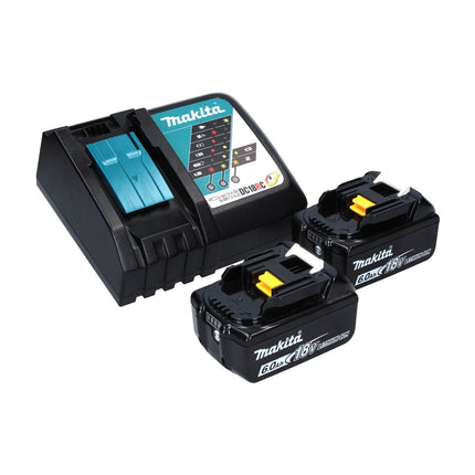 Makita DTM51RGJ 18V Cordless Multifunction Sander Cutter + 2x 6.0Ah Batterie + Caricabatteria + Makpac Case