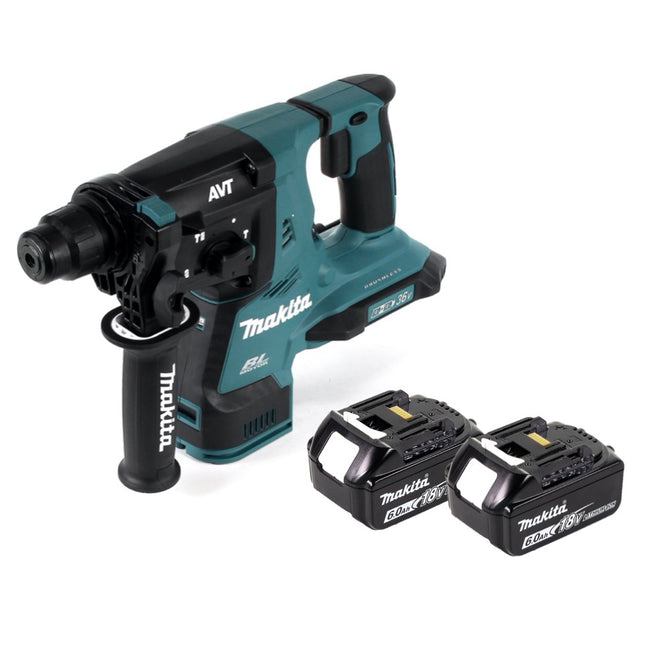 Martillo perforador sin cable Makita DHR 280 G 36 V ( 2x 18 V ) 2,8 J SDS-plus Brushless + 2x batería recargable 6,0 Ah - sin cargador