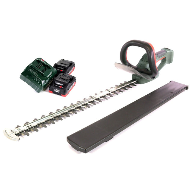 Metabo AHS 18-65 V Cordless hedge trimmer 63 cm 18 V + 2x Batteries 4.0 Ah + Charger