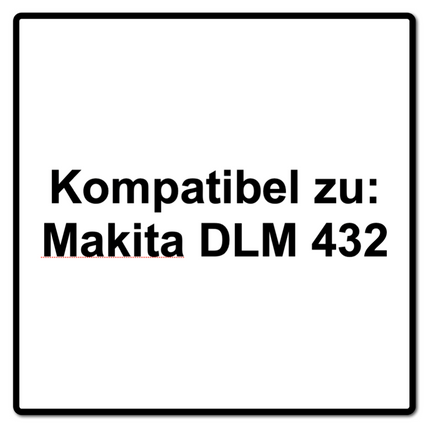 Cuchillo hoz Makita de 430 mm (191D43-8) para cortacésped inalámbrico DLM 432