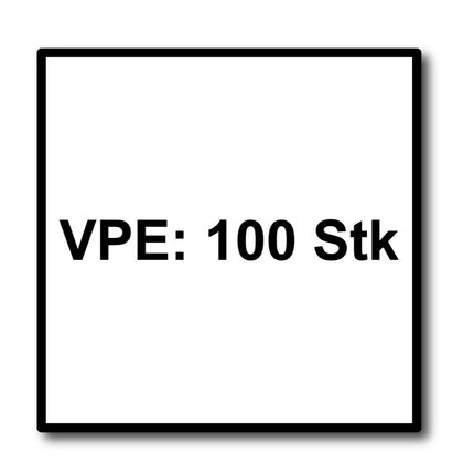 HECO MULTI MONTI plus MS Vite di ancoraggio 7,5 x 35 mm - 100 pz. ( 49827 ) Vite per calcestruzzo, testa tonda piatta, T-Drive, zincata blu, A2K