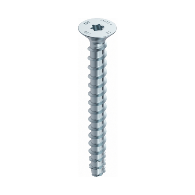 HECO MULTI MONTI plus F Screw Anchor 6,0x100mm, Concrete Screw, Countersunk Head, T-Drive, Blue Zinc Plated, A2K, 50 pcs. (48503)