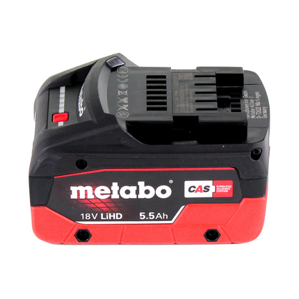 Metabo taladro atornillador a batería BS 18 LTX BL I 18 V 120 Nm + 1x batería 5,5 Ah + metaBOX - sin cargador