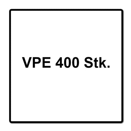 HECO MULTI MONTI plus MS Schraubanker 7,5 x 45 mm 400 Stück ( 4x 49829 ) Betonschraube flacher Rundkopf T-Drive verzinkt blau A2K