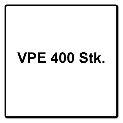 HECO MULTI MONTI plus F Schraubanker 6,0 x 40 mm 400 Stück ( 4x 49860 ) Betonschraube, Senkkopf, T-Drive, verzinkt blau, A2K