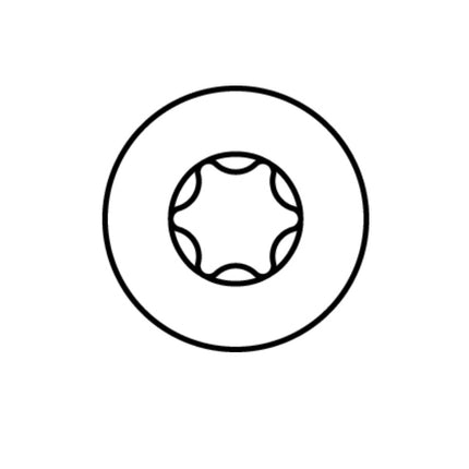 HECO MULTI MONTI plus MS Schraubanker 7,5 x 40 mm 200 Stück ( 2x 49854 ) Betonschraube flacher Rundkopf T-Drive verzinkt blau A2K