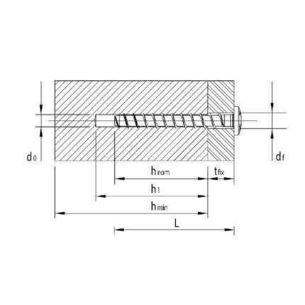 HECO MULTI MONTI plus MS vis d'ancrage 7,5 x 40 mm 400 pièces (4x 49854) vis à béton tête ronde plate T-Drive galvanisé bleu A2K