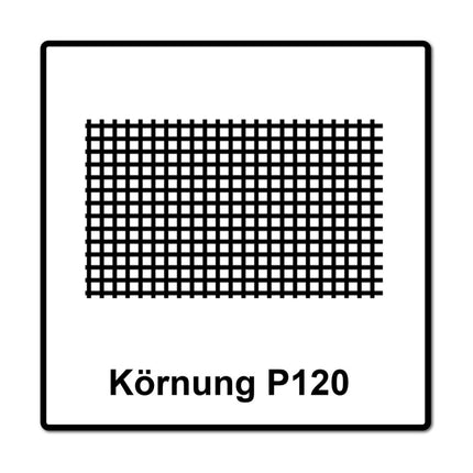Mirka BASECUT Rotolo di carta abrasiva universale 115 mm x 50 m / P120 / 4 pz. - ( 4x 2251100112N )