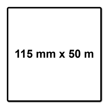 Mirka BASECUT Rotolo di carta abrasiva universale 115 mm x 50 m / P120 / 4 pz. - ( 4x 2251100112N )
