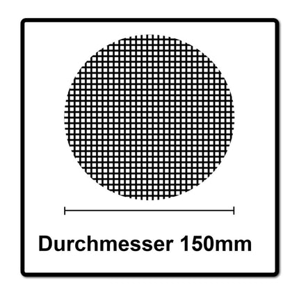 Mirka BASECUT Disco abrasivo Grip 150 mm P60 / 15 fori - 200 pz. ( 4x 2261105060 )