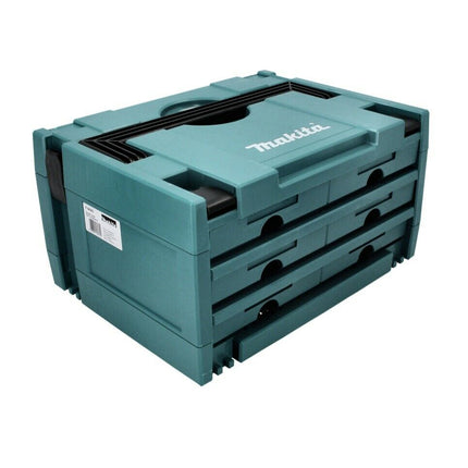 Makita MAKSTOR 3.6 Werkzeug Koffer 6 Schubladen ( P-84333 ) 395 x 295 x 215 mm - Toolbrothers