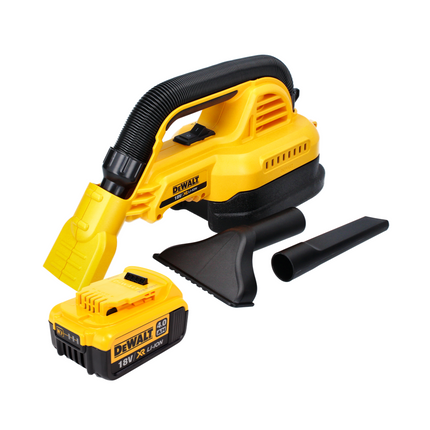 Aspirador de mano inalámbrico DeWalt DCV 517 18 V 1,9 L + 1x batería 4,0 Ah - sin cargador