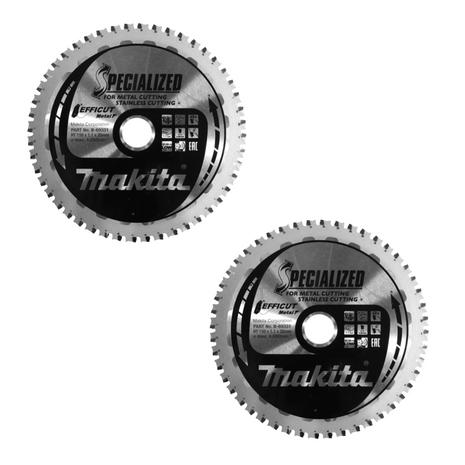 Makita MCCS15048E SPECIALIZED EFFICUT saw blade 150 x 20 x 1.1 mm 2 pcs. ( 2x B-69331 ) 48 teeth for metal