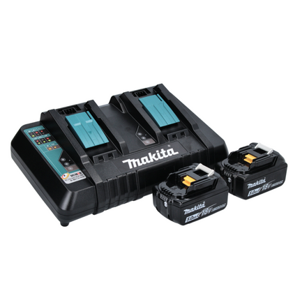 Makita DCW 180 PT Nevera y calentador de compresor sin cable 36 V ( 2x 18 V ) 20 L + 2x batería 5,0 Ah + cargador doble