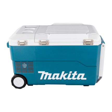 Makita DCW 180 PT Nevera y calentador de compresor sin cable 36 V ( 2x 18 V ) 20 L + 2x batería 5,0 Ah + cargador doble
