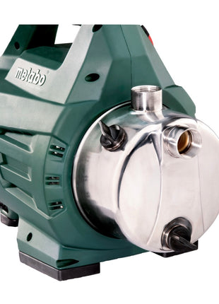 Metabo P 4500 INOX Gartenpumpe 1300 Watt 4,8 bar ( 600965000 ) Wartungsfreier Kondensatormotor