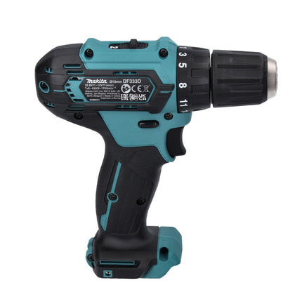 Maktia DF 333 DWAE Trapano avvitatore a batteria 12V / max. 30Nm + 2x Batterie 2,0 Ah + Caricabatterie + Valigetta