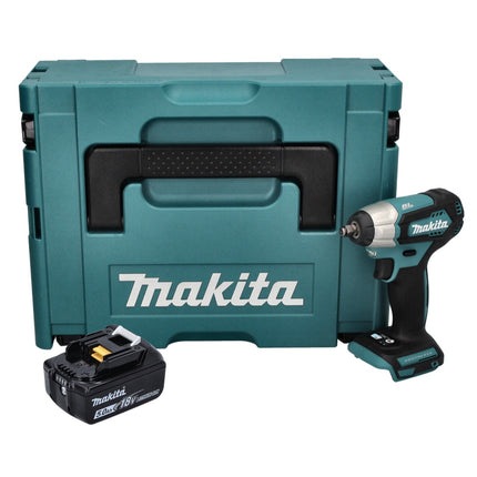 Akumulatorowy klucz udarowy Makita DTW 180 T1J 18 V 180 Nm 3/8" bezszczotkowy + 1x akumulator 5,0 Ah + Makpac - bez ładowarki