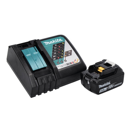 Makita DTW 180 RT1J cordless impact wrench 18 V 180 Nm 3/8" brushless + 1x battery 5.0 Ah + charger + Makpac