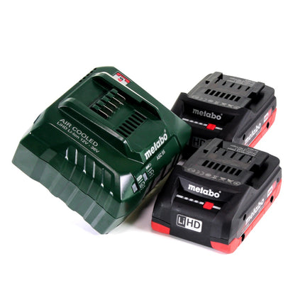 Amoladora angular a batería Metabo W 18 LTX 125 18 V 125 mm + 2x baterías 4,0 Ah + cargador + metaBOX