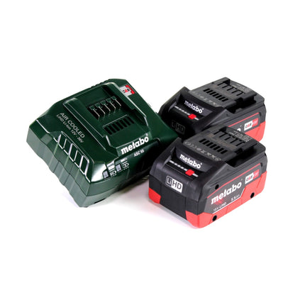 Amoladora angular a batería Metabo W 18 LTX 125 18 V 125 mm + 2x baterías 5,5 Ah + cargador + metaBOX