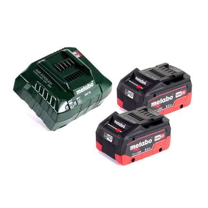 Amoladora angular a batería Metabo W 18 LTX 125 18 V 125 mm + 2x baterías 8,0 Ah + cargador + metaBOX