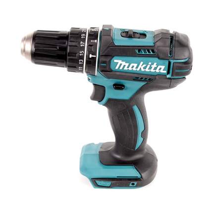 Taladro de percusión sin cable Makita DHP 482 RA1J 18 V 62 Nm + 1x batería recargable 2,0 Ah + cargador + Makpac