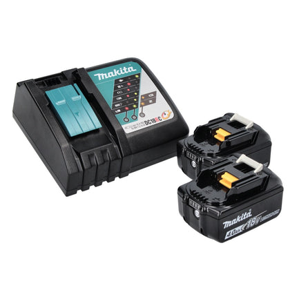 Taladro percutor inalámbrico Makita DHP 456 RM 18 V 50 Nm + 2 baterías 4,0 Ah + cargador
