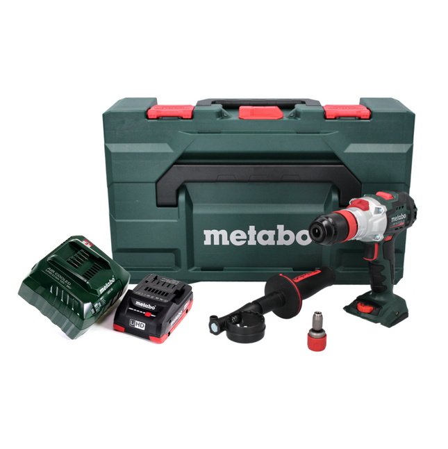 Metabo SB 18 LTX BL Q I Cordless impact drill 18 V 130 Nm brushless + 1x rechargeable battery 4.0 Ah + charger + metaBOX